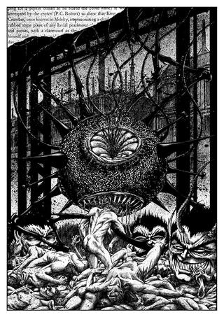 Illustration for article titled The Cosmic Horror of John Coulthart's Lovecraftian Illustrations